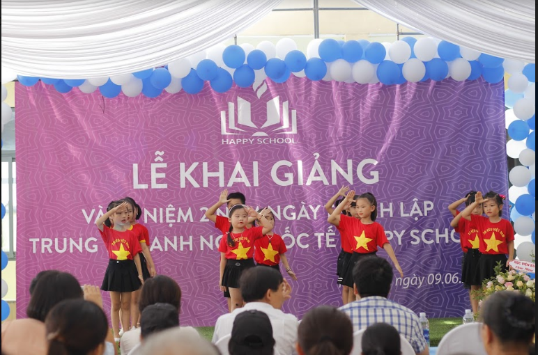Lễ khai giảng và kỷ niệm 2 năm thành lập Happy School